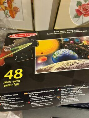 🌞🧩 Melissa & Doug Solar System Floor Puzzle – 48 Pieces 🧩🌞